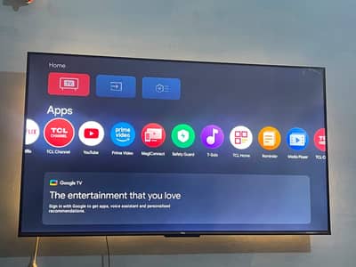 TCL 55-Inch 4K UHD Google Smart TV | HDR | Dolby Audio | Like New