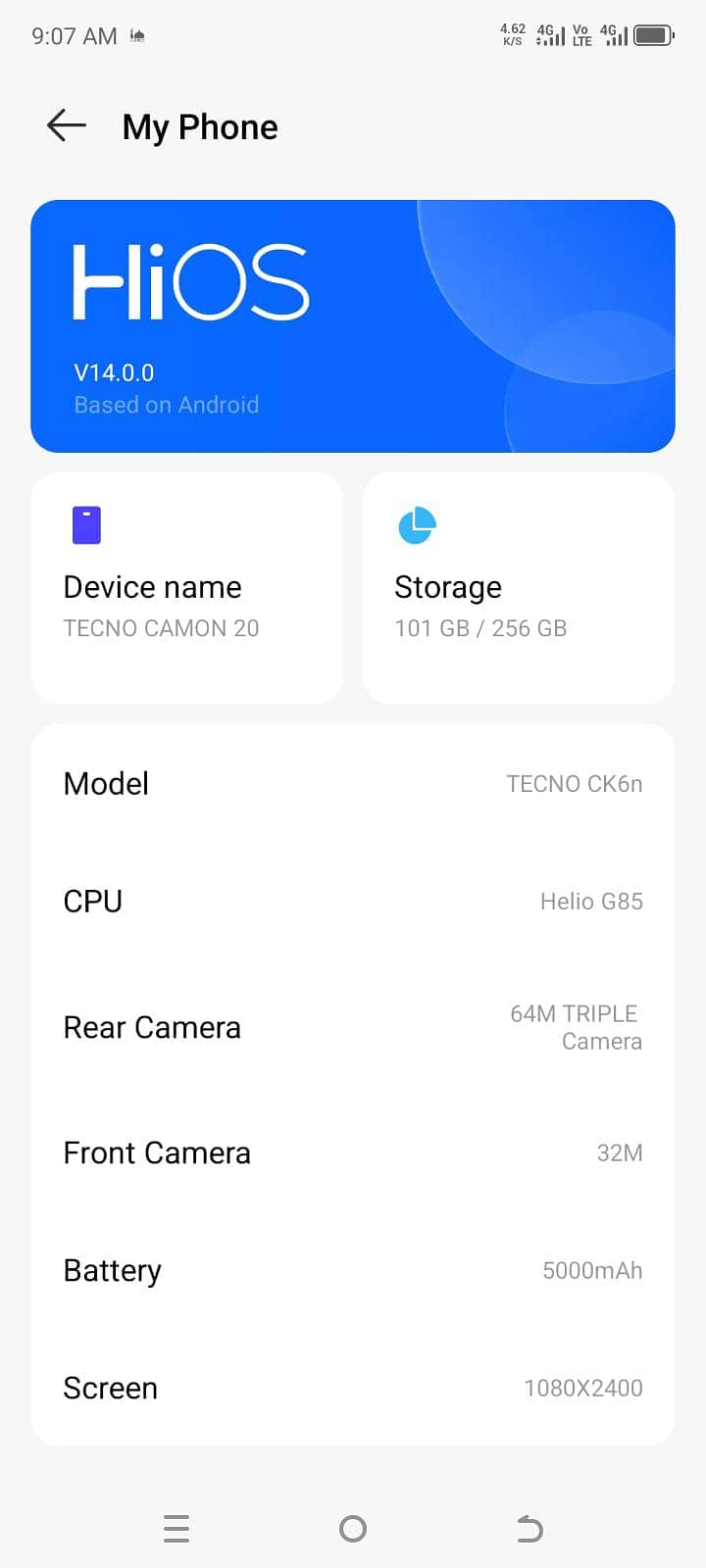 Tecno CAMON 20 6