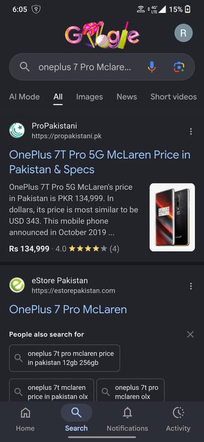 One Plus 7T Pro McLaren
