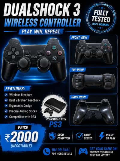PS3 DualShock 3 Wireless Controller