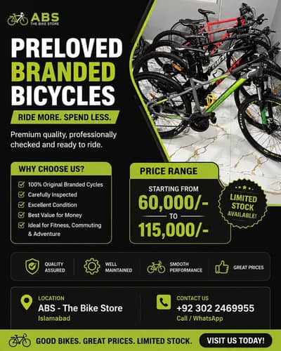 Preloved Branded Bicycles for Sale | Imported Cycles | Limited Stock