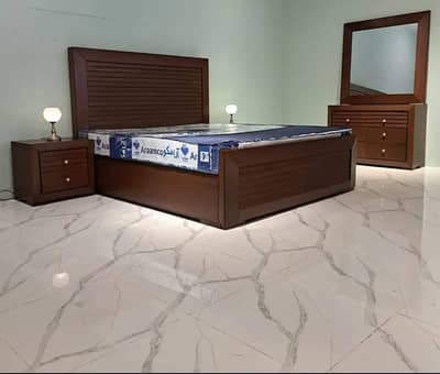 double bed/single bed/queen bed/wooden bed/shesham bed/furniture