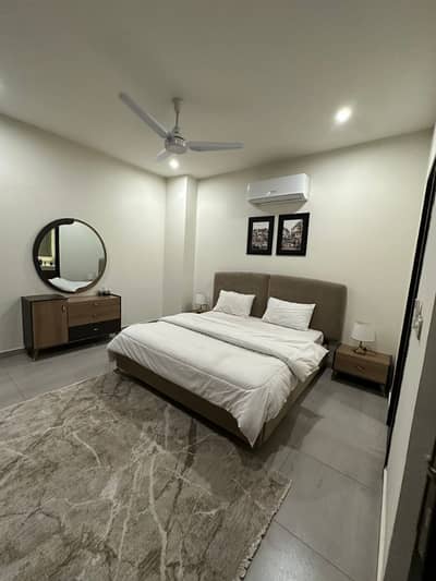 Flat for rent 1bed ROM full furnished apartments safe and scour 100%coupe allow
