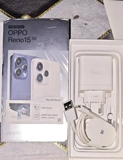 OPPO Reno 15 5g 8/256 Gb Bilkul new condition pta approved