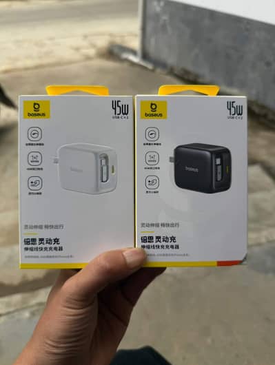 Baseus EnerCore CJ11 Retractable Charger 2C 45W US JP