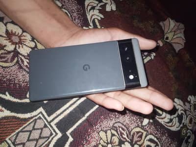 google pixel 6 all ok mobile hai 10v10 condition hai bus finger off ha