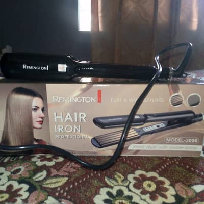 Remington Hair Straightener Model 3006 - 2 in 1 Flat & Wave Styling (