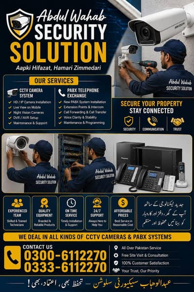 Cctv Cameras Installation & maintenance