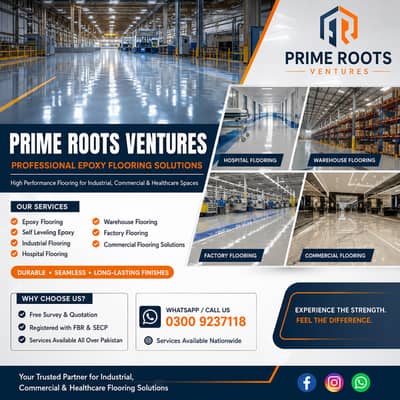EPOXY FLOORING | SELF LEVELING EPOXY | INDUSTRIAL FLOORING | HOSPITAL