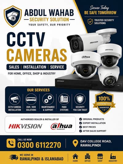 Cctv&Ip cameras with complete installation