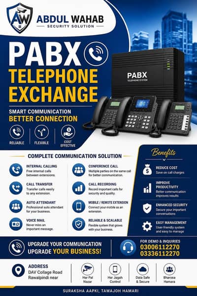 PABX Telephone Exchange system