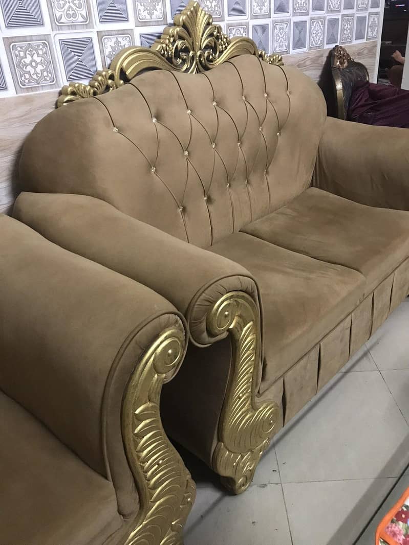 sofa set in good condition 4