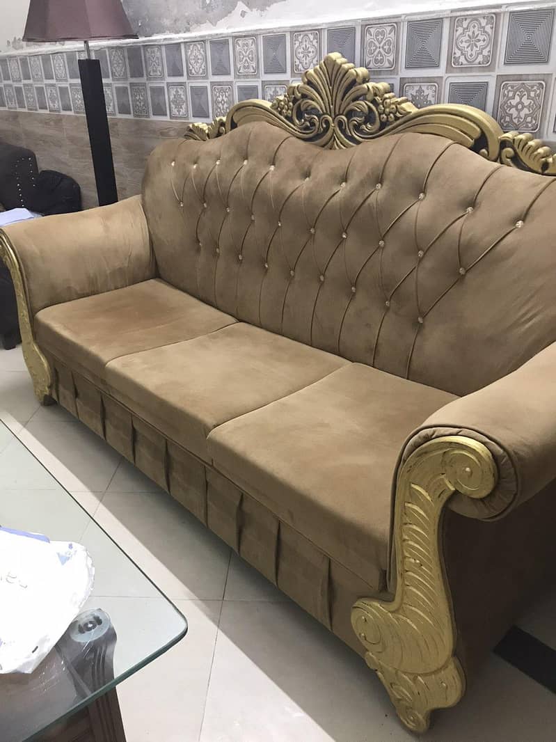 sofa set in good condition 5