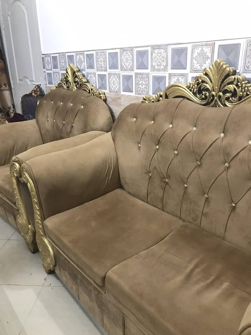 sofa set in good condition 6