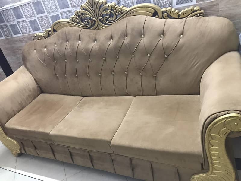 sofa set in good condition 7