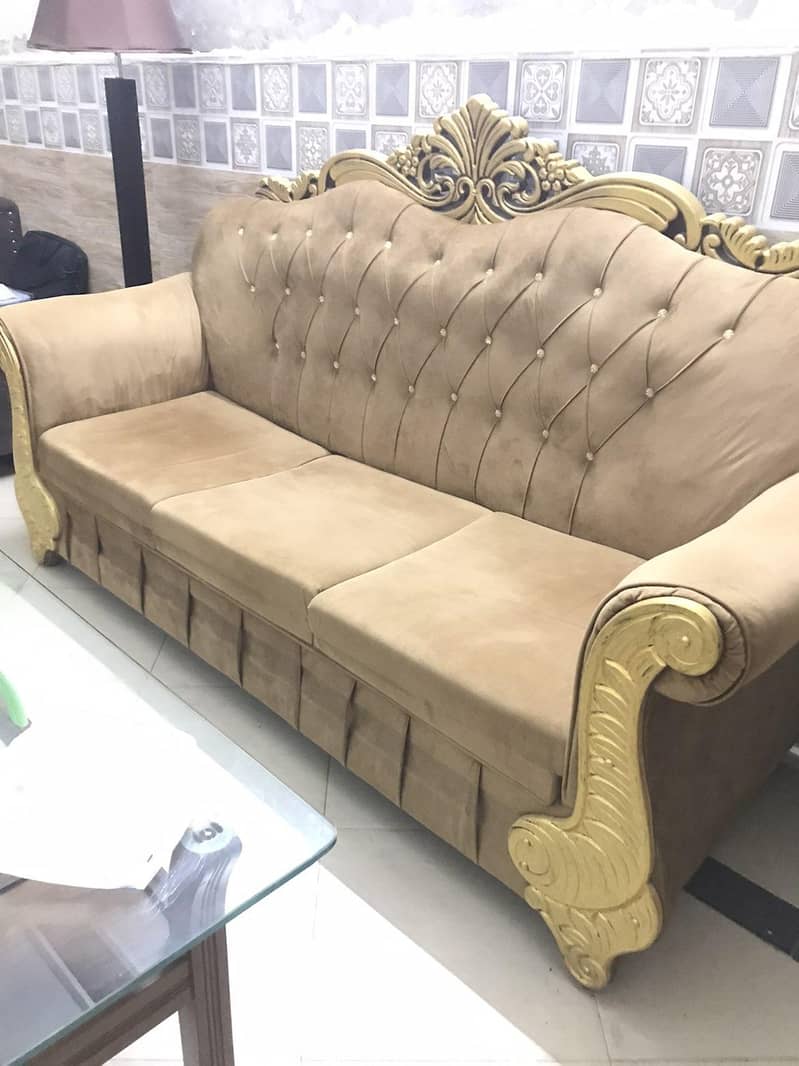 sofa set in good condition 8