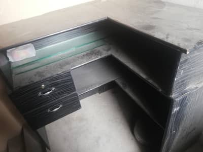 wood counter