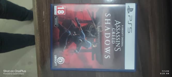 Assassin's Creed shadows PS5 Disc