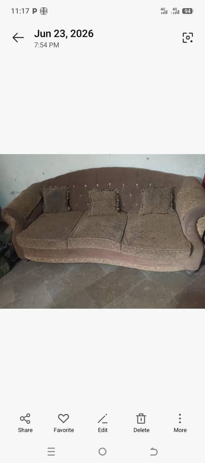sale 5seater sofa set used