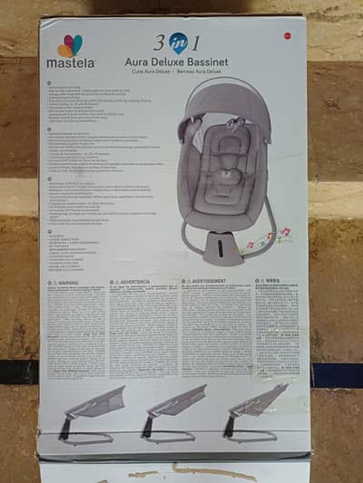 Aura Deluxe Bassinet (Baby Electric Swing)