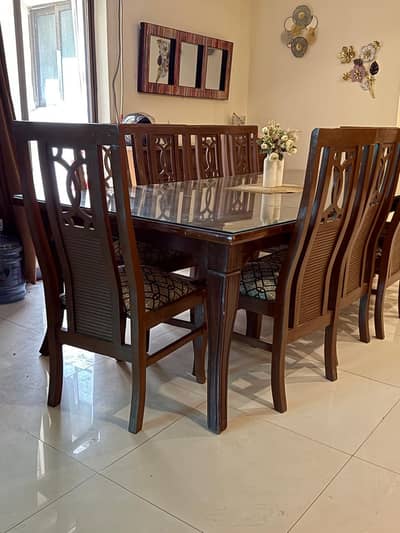10 Seater dining table Solid Dayar wood