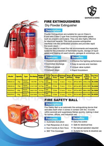 Fire Extinguisher Refilling & Cylinders | Karachi