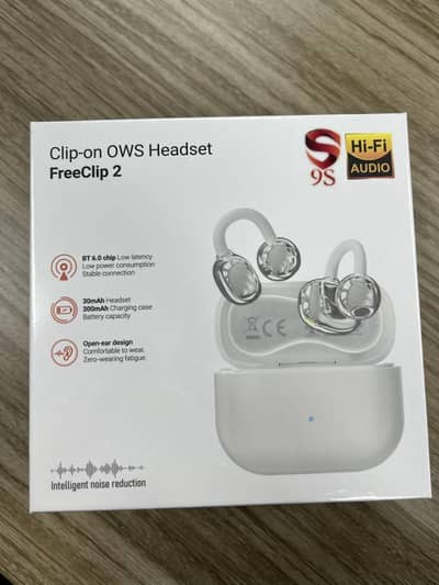 Clip-on OWS Wireless BT Headset
