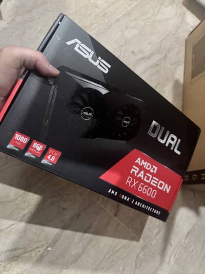 Asus RX6600 8GB GDDR6 Graphics Card with Box