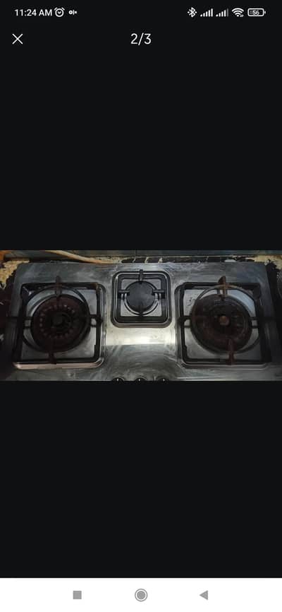 3 burner kitchen stove . . . only serious buyer