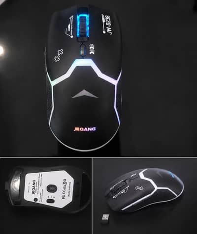JEOANG JW-D238 Wireless Gaming Mouse (3 Mode) - Rechargeable -Like New