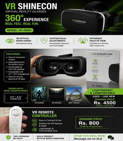 360° VR Shinecon SC-G06A VR Box