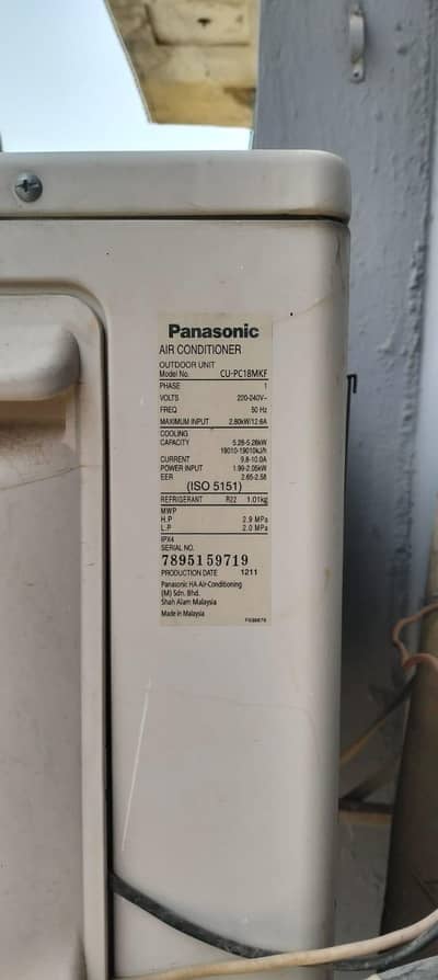 1.5ton Panasonic Ac for sale