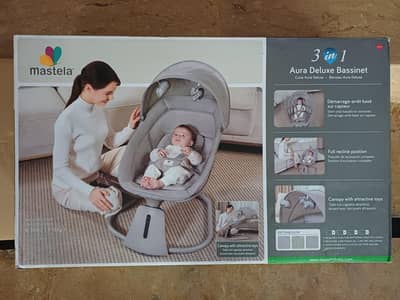 Aura Deluxe Bassinet (Baby Electric Swing)