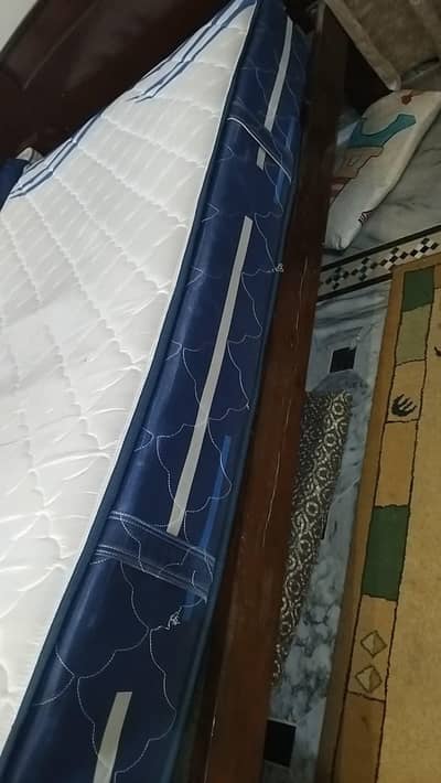 two single bed branded sping mattress