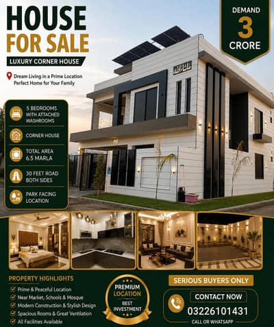Triple story corner House for sell
