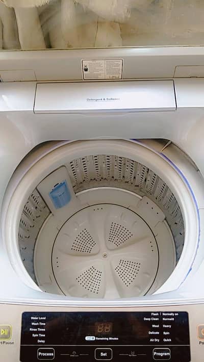 Haier washing machine and dryer automatically