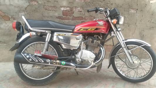 cg 125 salf start new battery