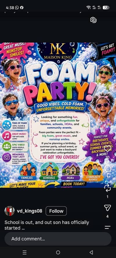 foam Cannon machine for foam party