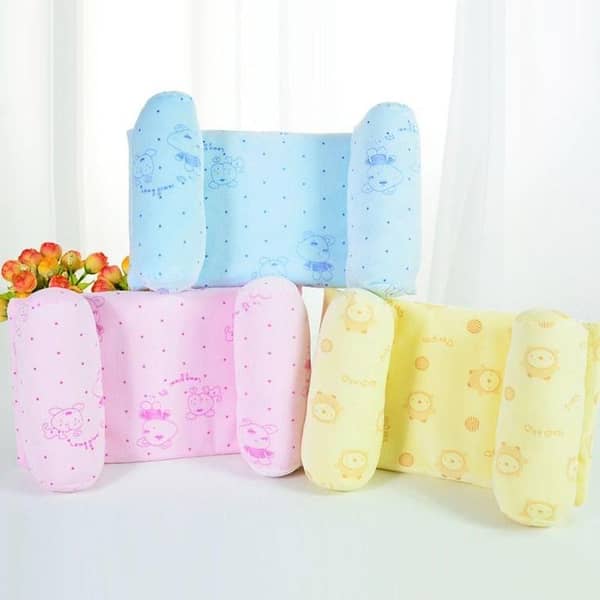 Adjustable Baby Head Shaping Pillow – Soft Memory Foam Infant Cushion for Flat Head Prevention, Anti-Roll Support, 0–12 Months