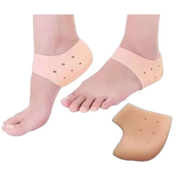 Silicone Moisturizing Gel Heel Socks & Gloves for Women & Men | Reusable Soft Foot Care Socks for Cracked Heels, Heel Pain & Dry Feet | Hydrating Anti-Crack Gel Socks for Athletes, Runners & Home Spa | Silicone Moisturizing Jelly Socks & Gloves