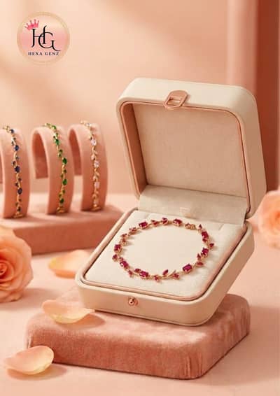 Korean Style Tulip Vine Zircon Bracelet