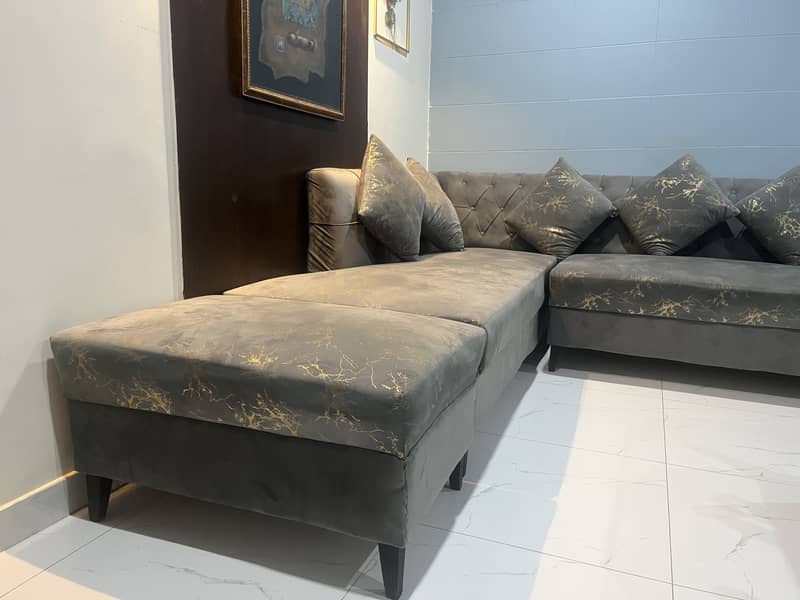 L shape sofa 2