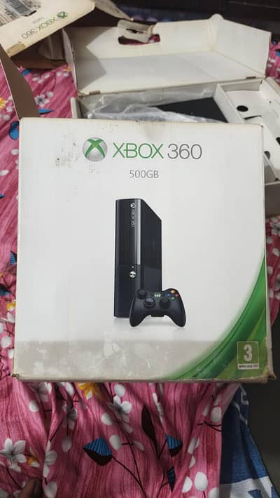Xbox 360 E 500GB Complete Box Piece