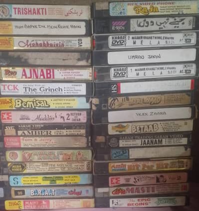VHS tapes