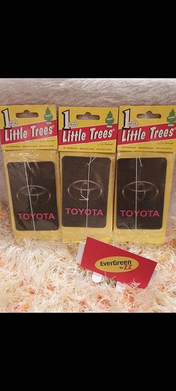 Pack of 3 Toyota Logo Hanging Card Air Fresheners for Car and Home