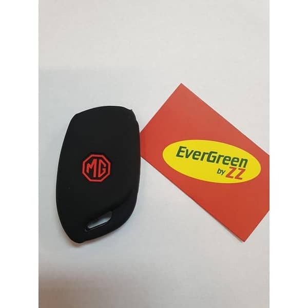 MG HS Red Buttons Car Protective Silicone Key Remote Case