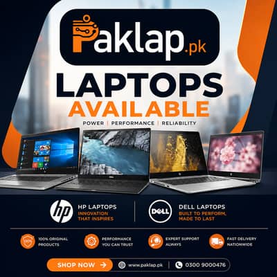 Laptops HP Core i5 i7 SSD Best Price Karachi