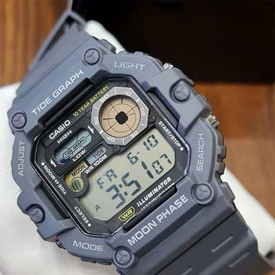 Casio Watch Digital Sports WS 1700H-8AVDF Moon Phase