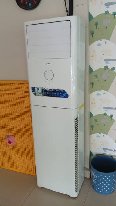 Haier 2 ton floor standing inverter AC in mint condition.