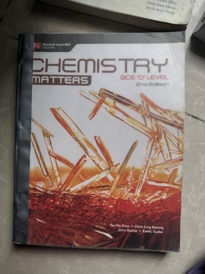 Chemistry matter o level book